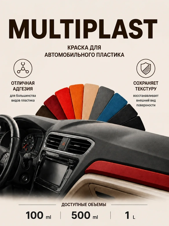 Vlotho MULTIPLAST Краска для автомобильного пластика