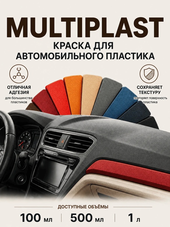 Vlotho MULTIPLAST Краска для автомобильного пластика