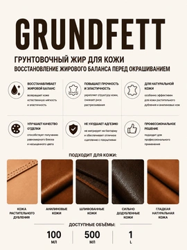 Vlotho GRUNDFETT Грунтовочный жир для кожи
