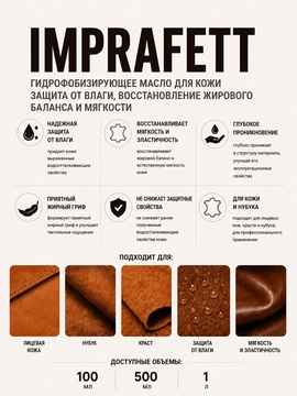 Vlotho IMPRAFETT Масло для кожи Гидрофобизирующее