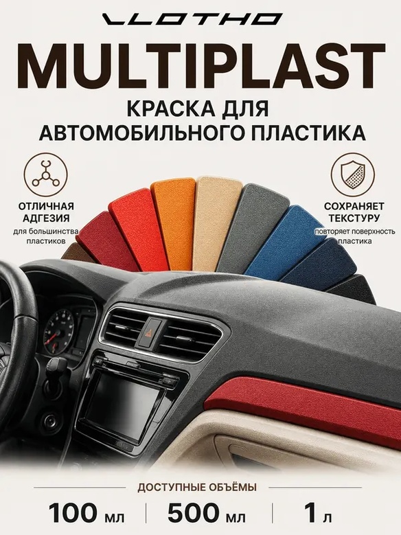 Vlotho MULTIPLAST Краска для автомобильного пластика