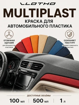 Vlotho MULTIPLAST Краска для автомобильного пластика
